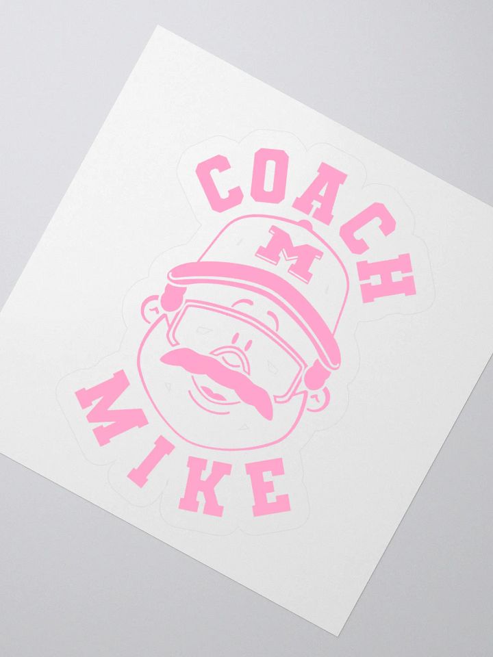 Coach Mike Sticker - Pink product image (2)