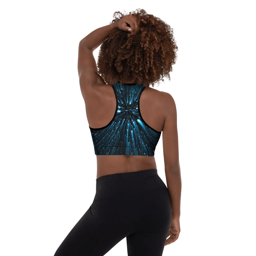 Hyperspace Journey Padded Sports Bra product image (4)