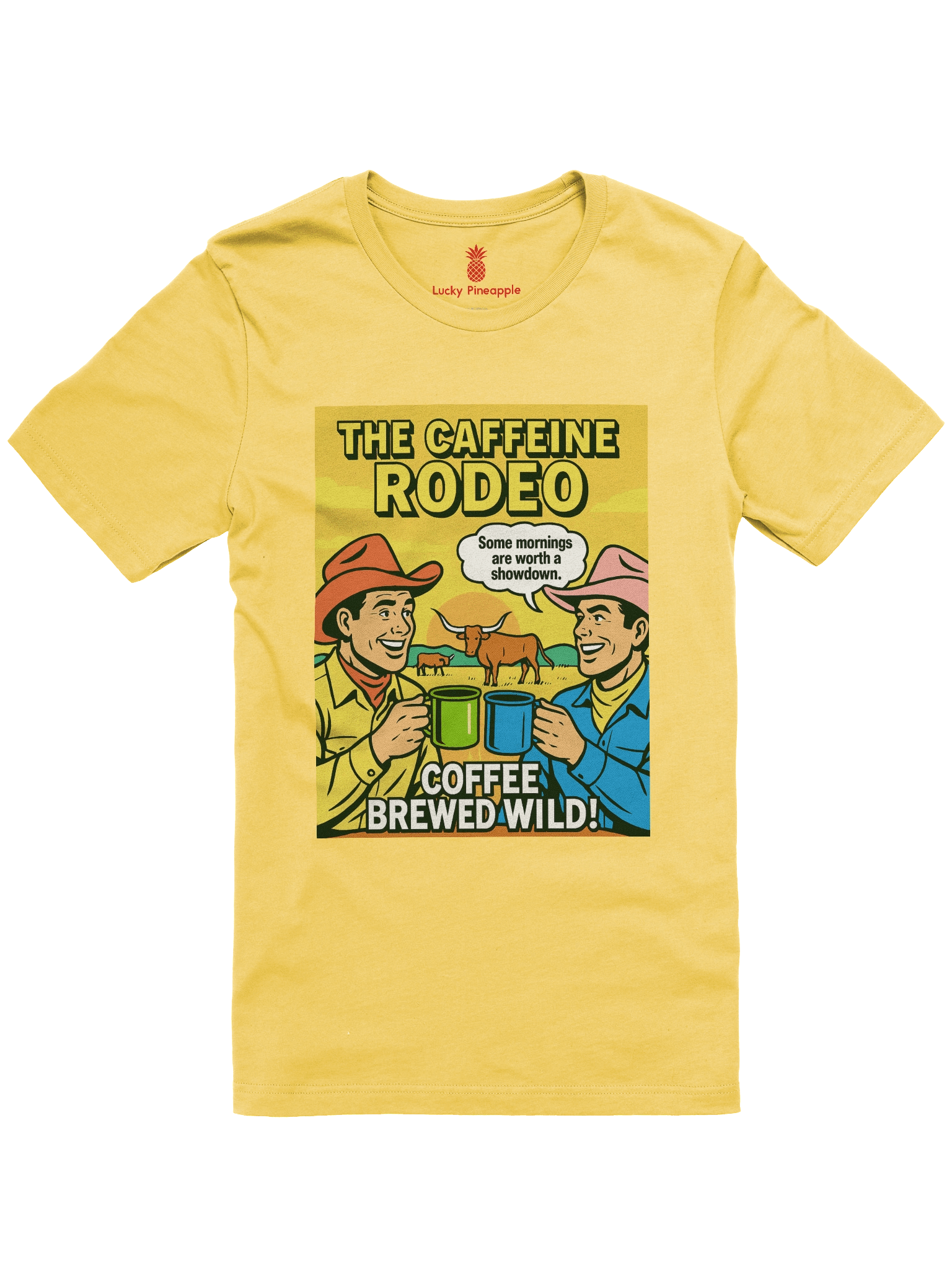 Coffee Brewed Wild! The Caffeine Rodeo Texas Concert Tee Fit Unisex T-Shirt product image (73)