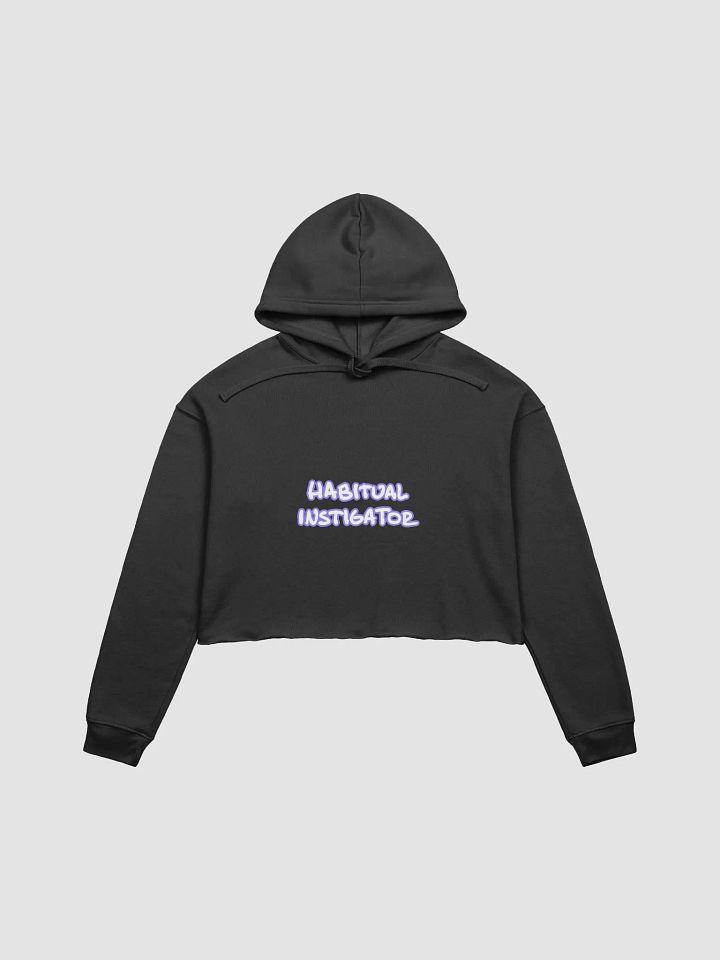 HABITUAL INSTIGATOR (lined design, #9081ED) fleece cropped hoodie product image (10)