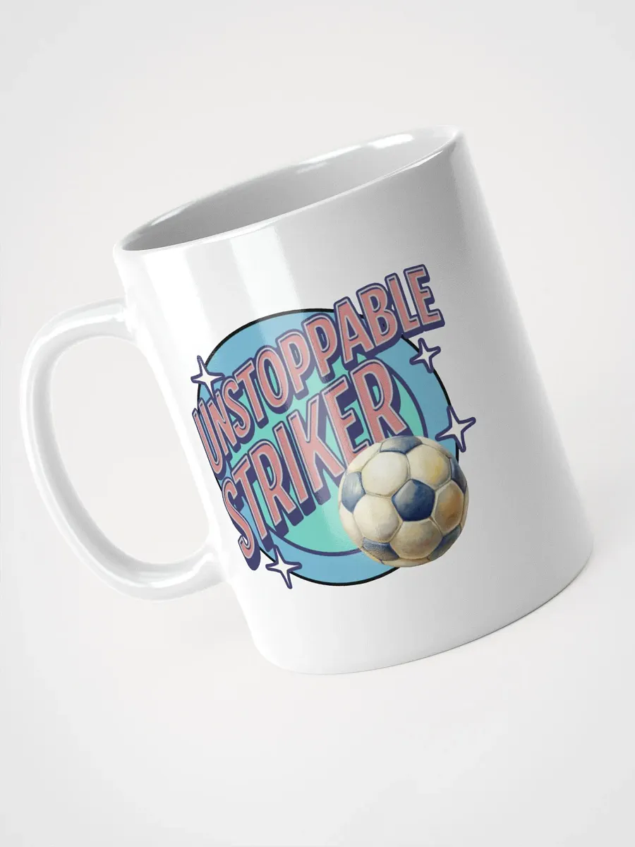 Unstoppable Striker Soccer Ball Mug product image (2)