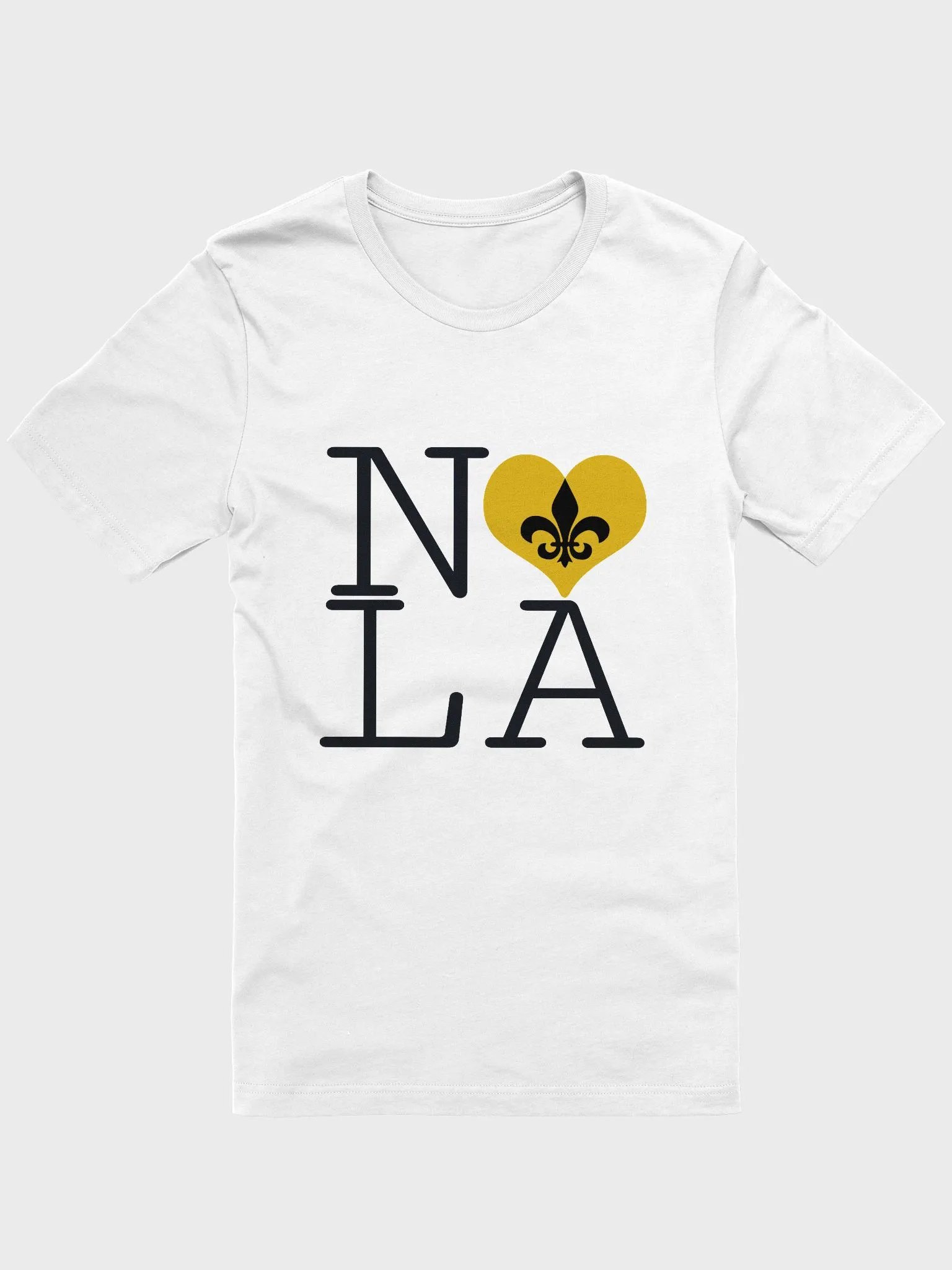 I LOVE NOLA **SUPERSOFT BIGSHOT TEE** (GOLD HEART) product image (16)