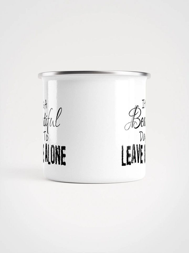 Leave Me Alone (Enamel Mug) product image (2)