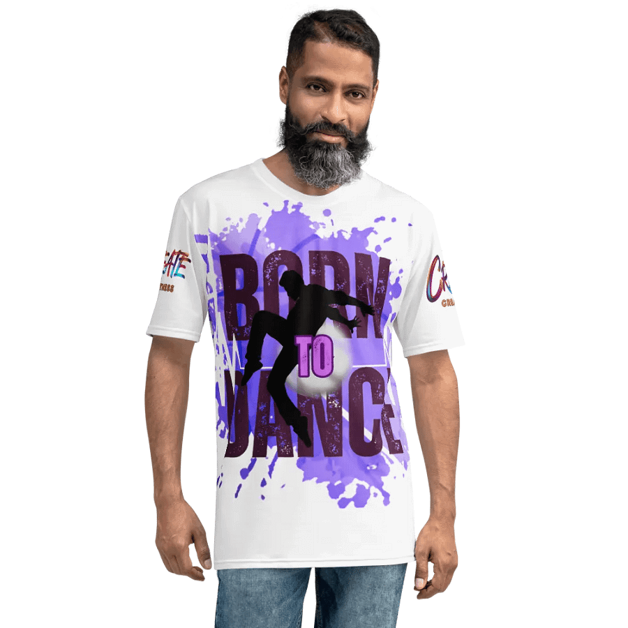 Born to Dance His Silhouette Dynamic Huge Print T-Shirt product image (12)