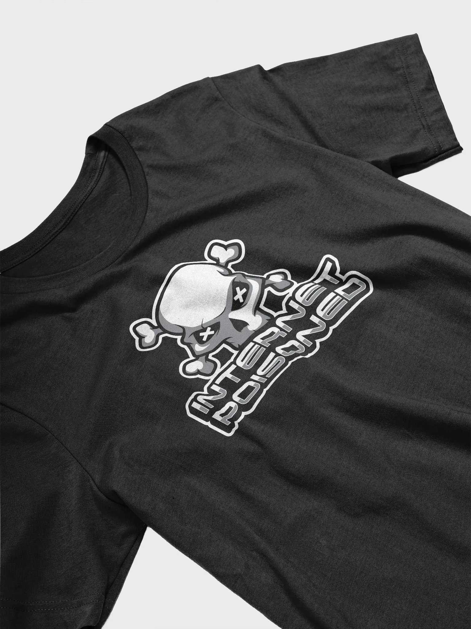 Internet Poisoned Y2K T-Shirt – Funny Goth Skull Meme Tee product image (2)