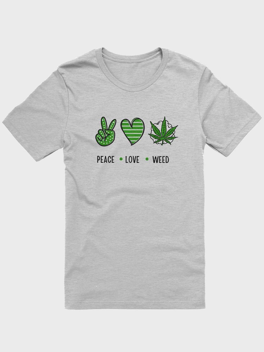 Peace, Love, and Cannabis T-Shirt product image (2)
