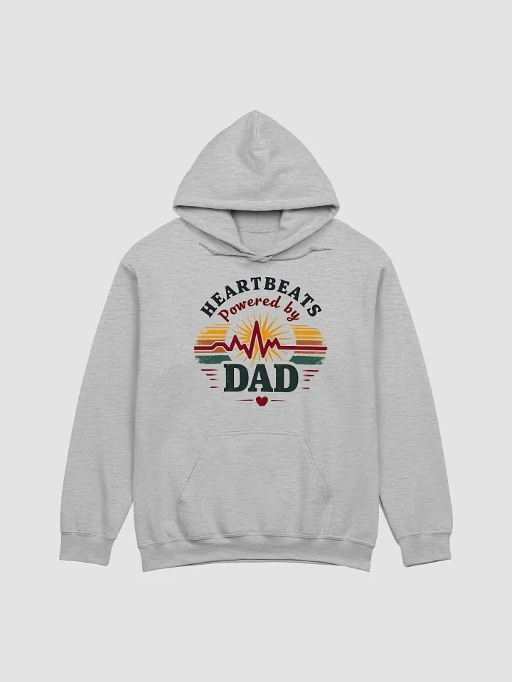 Dad Heartbeats Vibrant Hoodie product image (6)