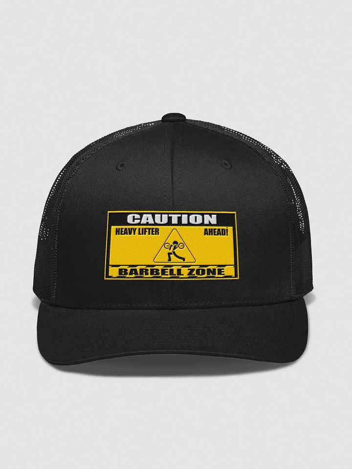 Caution Heavy Lifter Trucker Hat product image (2)