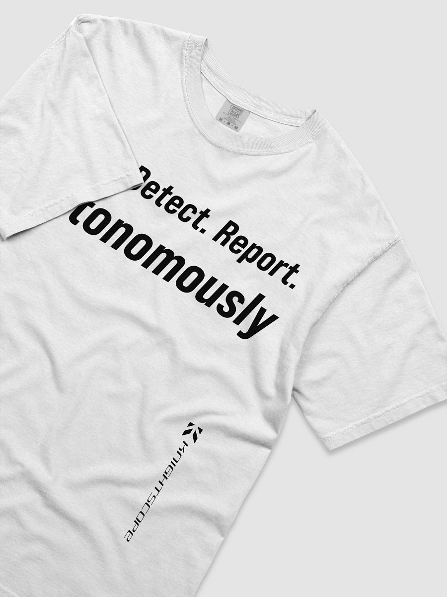 Deter. Detect. Report: T-Shirt - White product image (3)