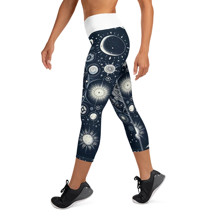 All-Over Print Yoga Capri Leggings product image (2)