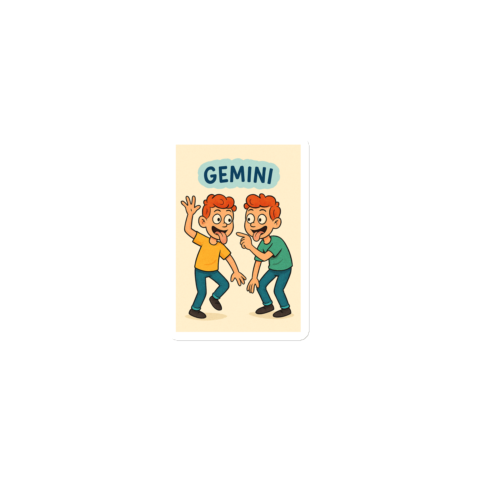 Quirky Gemini Character Magnets product image (1)