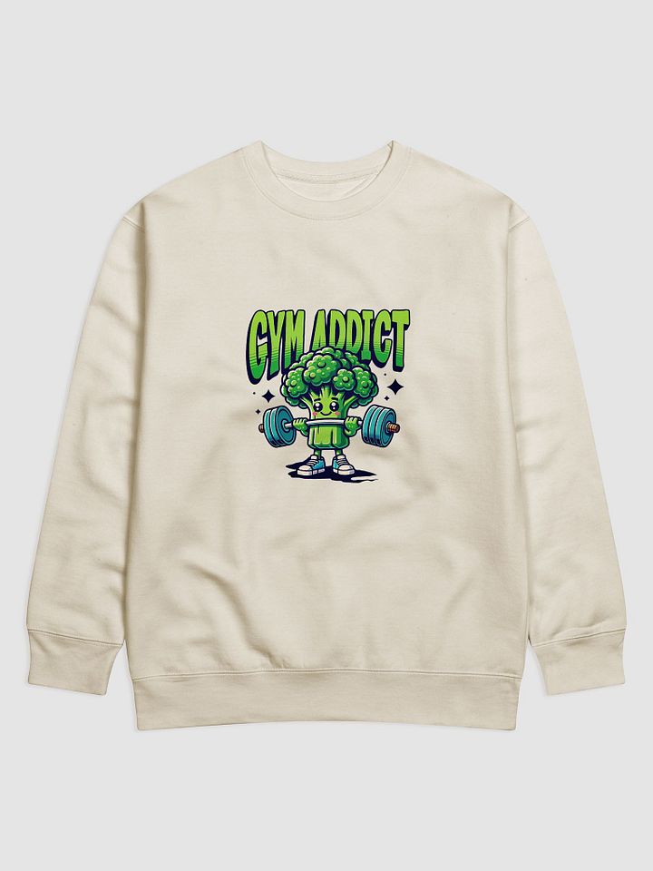 Gym Addict Broccoli Sweatshirt product image (1)