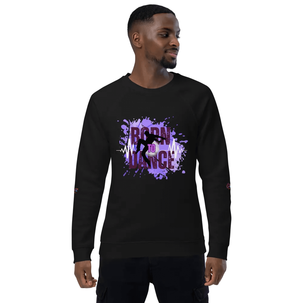 Energize Born to Dance His Silhouette Organic Sweatshirt product image (1)