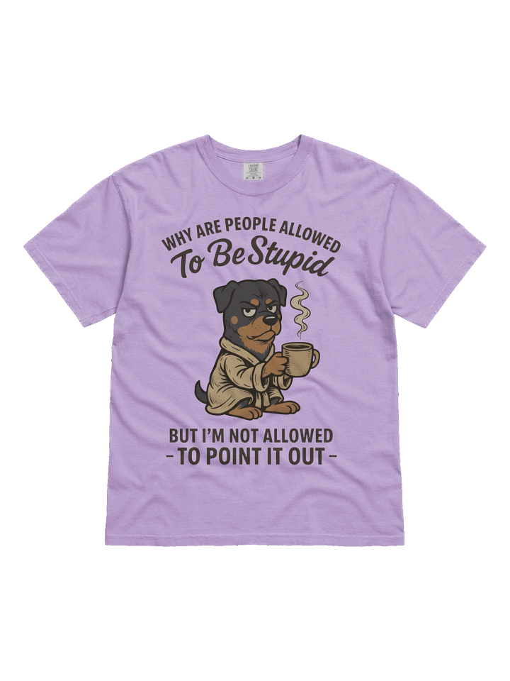 Skeptical Rottweiler Tee product image (2)