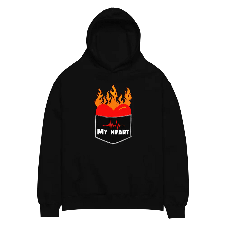 My heart unisex hoodie product image (5)