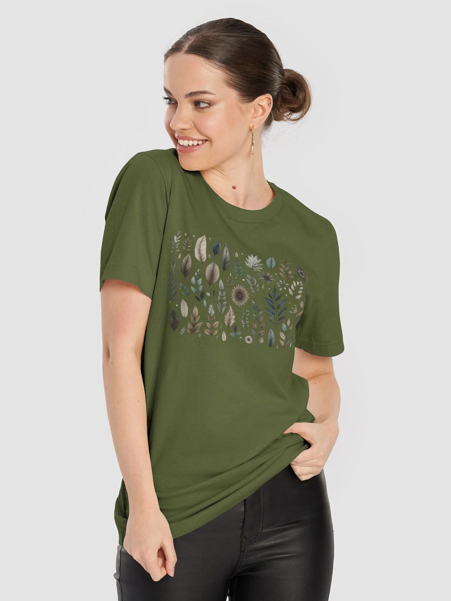 Boho Leaves Graphic Bella+Canvas Unisex Supersoft T-Shirt product image (75)