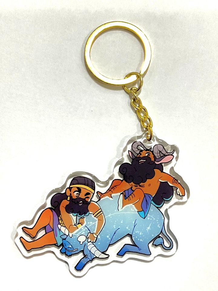 Gilgamesh and Enkidu Charm product image (1)