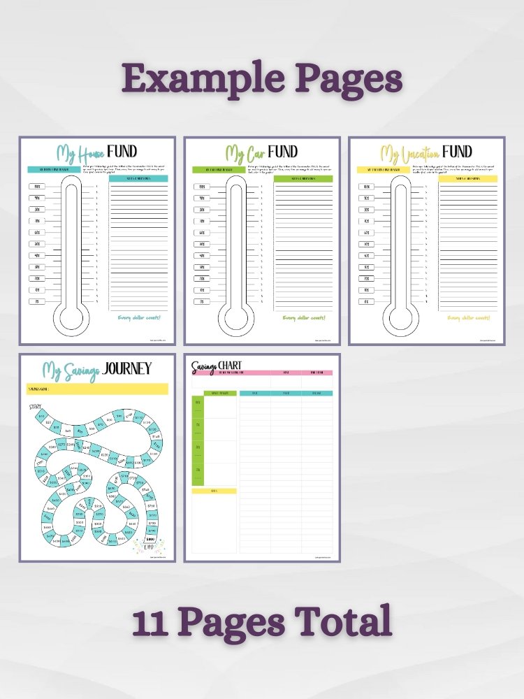 Savings Tracker & Debt Payoff Log Printable Pack product image (7)