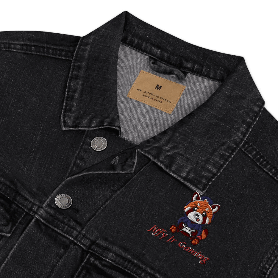 Jiffy Red Panda Denim Jacket product image (1)