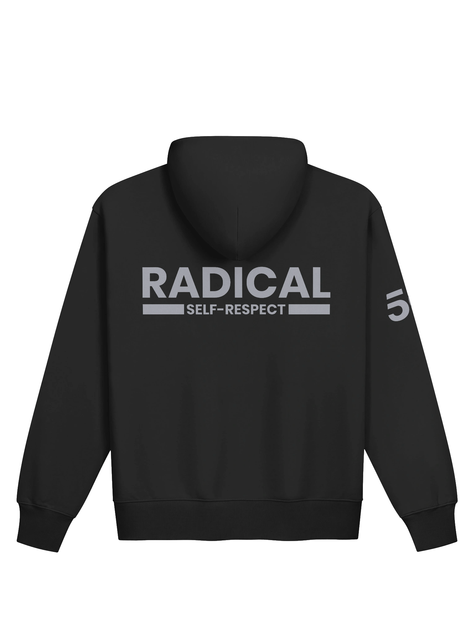 Radical Self-Respect Zip Hoodie (Steel Gray) product image (2)