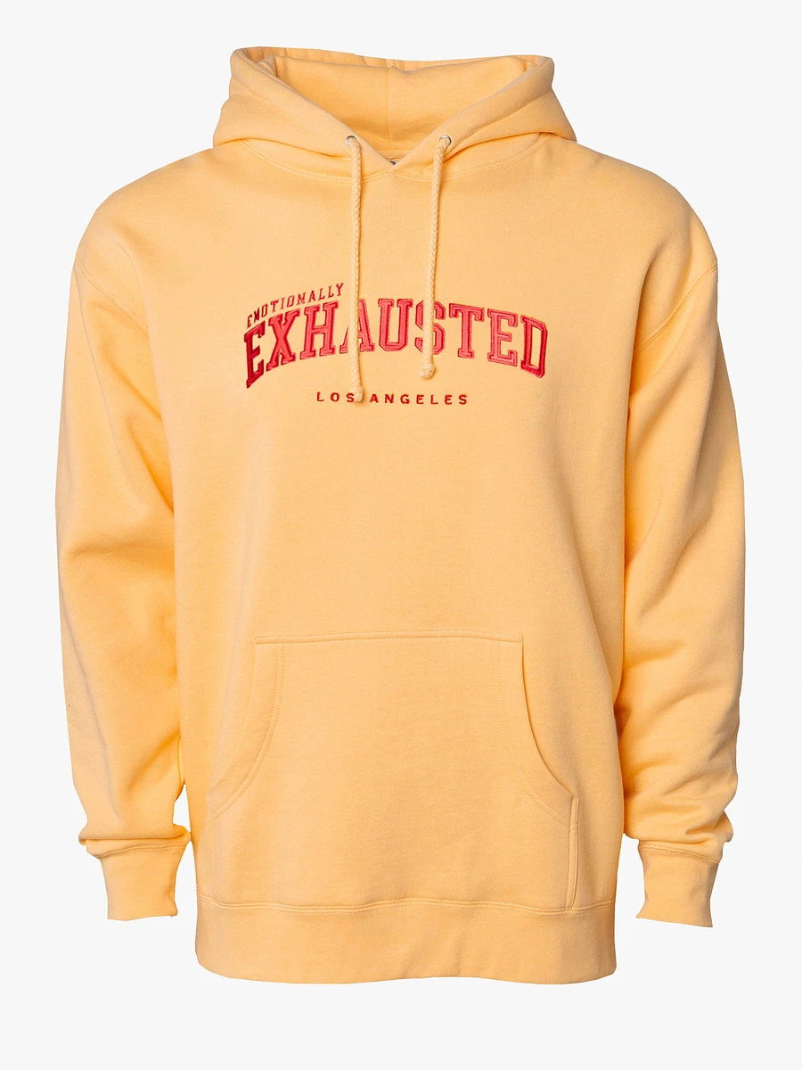 Emotionally Exhausted Pastel Hoodie - Peach product image (1)