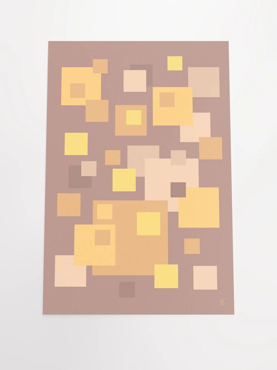 Vibrant Matte Poster Print - Abstract Image No. 3 product image (1)