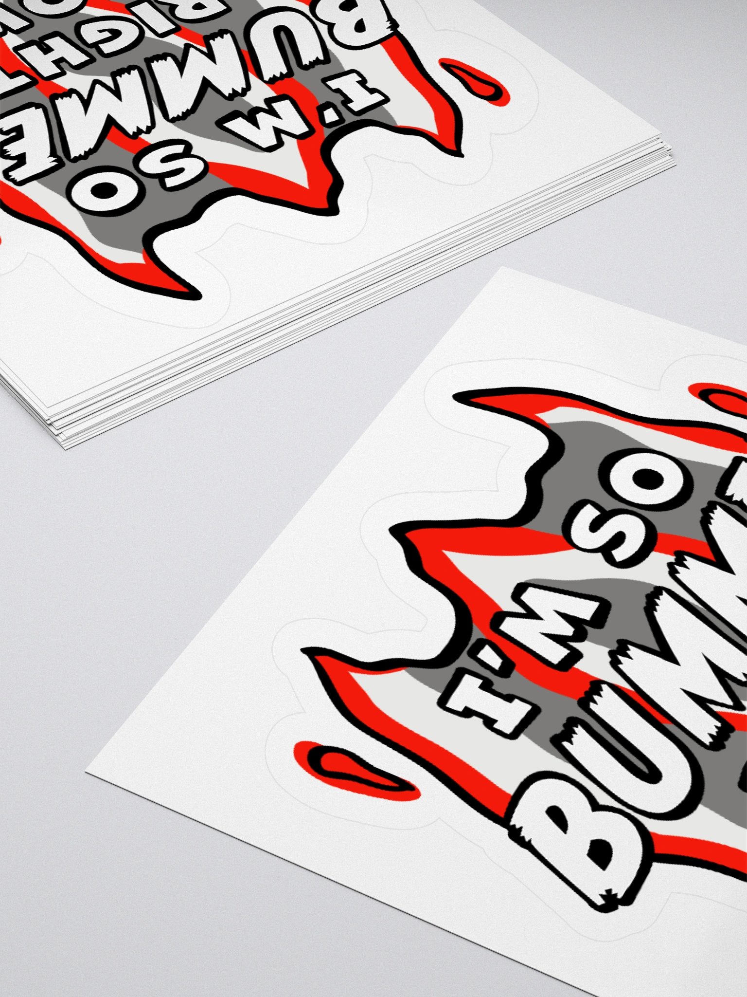Bummed Out - Kiss Cut Sticker product image (10)