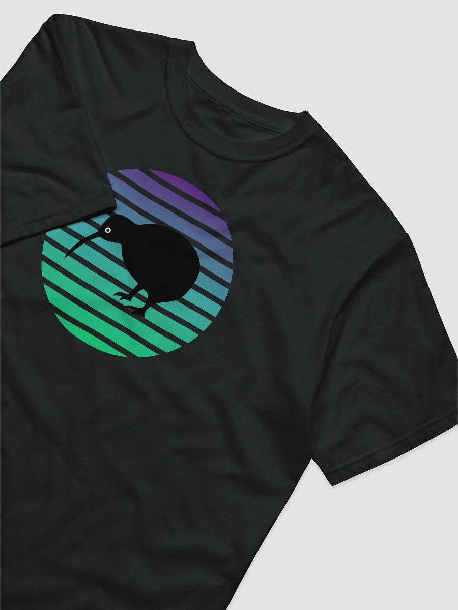Retro Aqua Blue Sunset and Kiwi Bird product image (3)