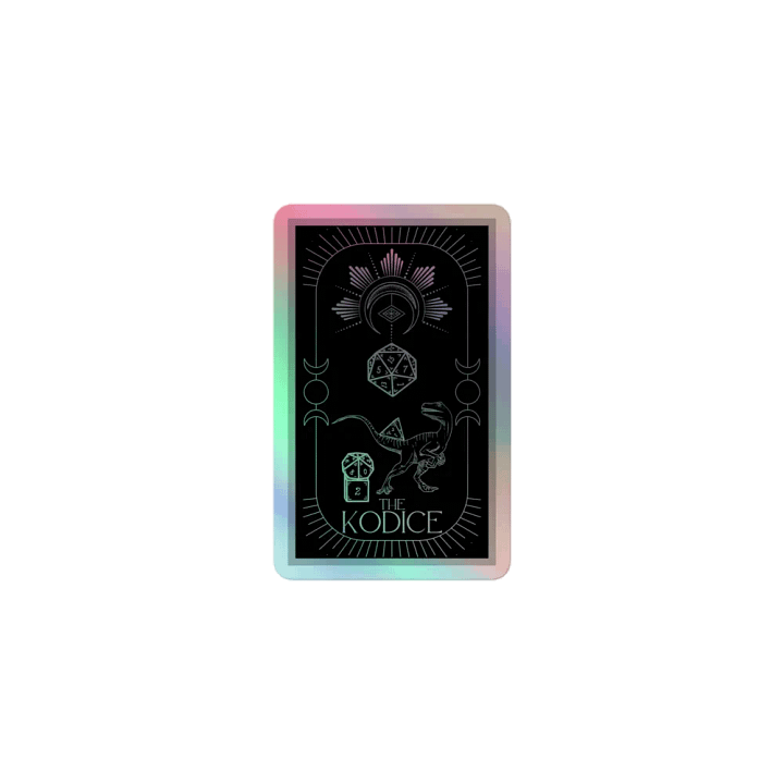 The KODice Holographic Sticker product image (1)