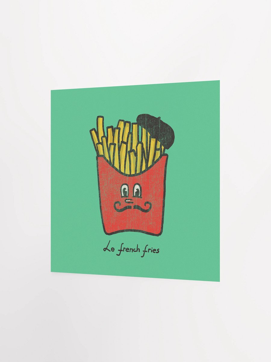 Le french fries graphic art print product image (7)