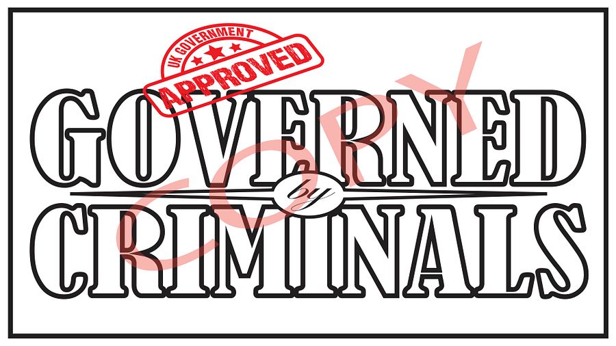 Governed By Criminals - UK Approved - Large - Wallpaper product image (1)