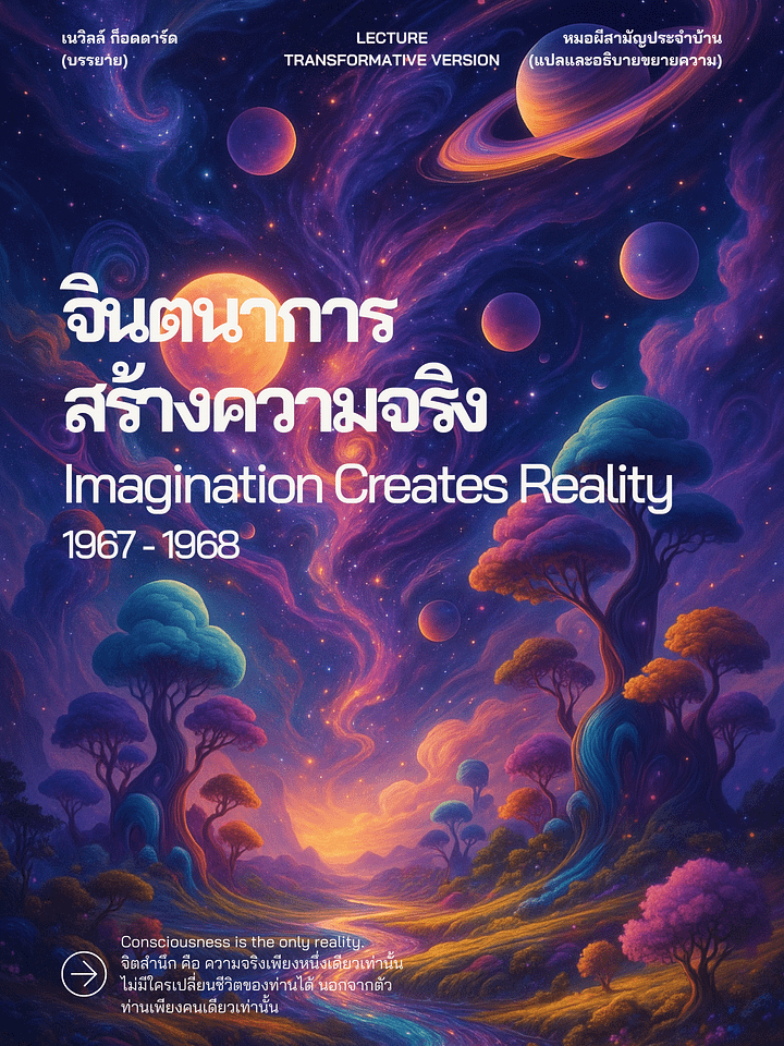 อธิบายขยายความ "จินตนาการสร้างความจริง" | Imagination Creates Reality - Transformative Version product image (1)