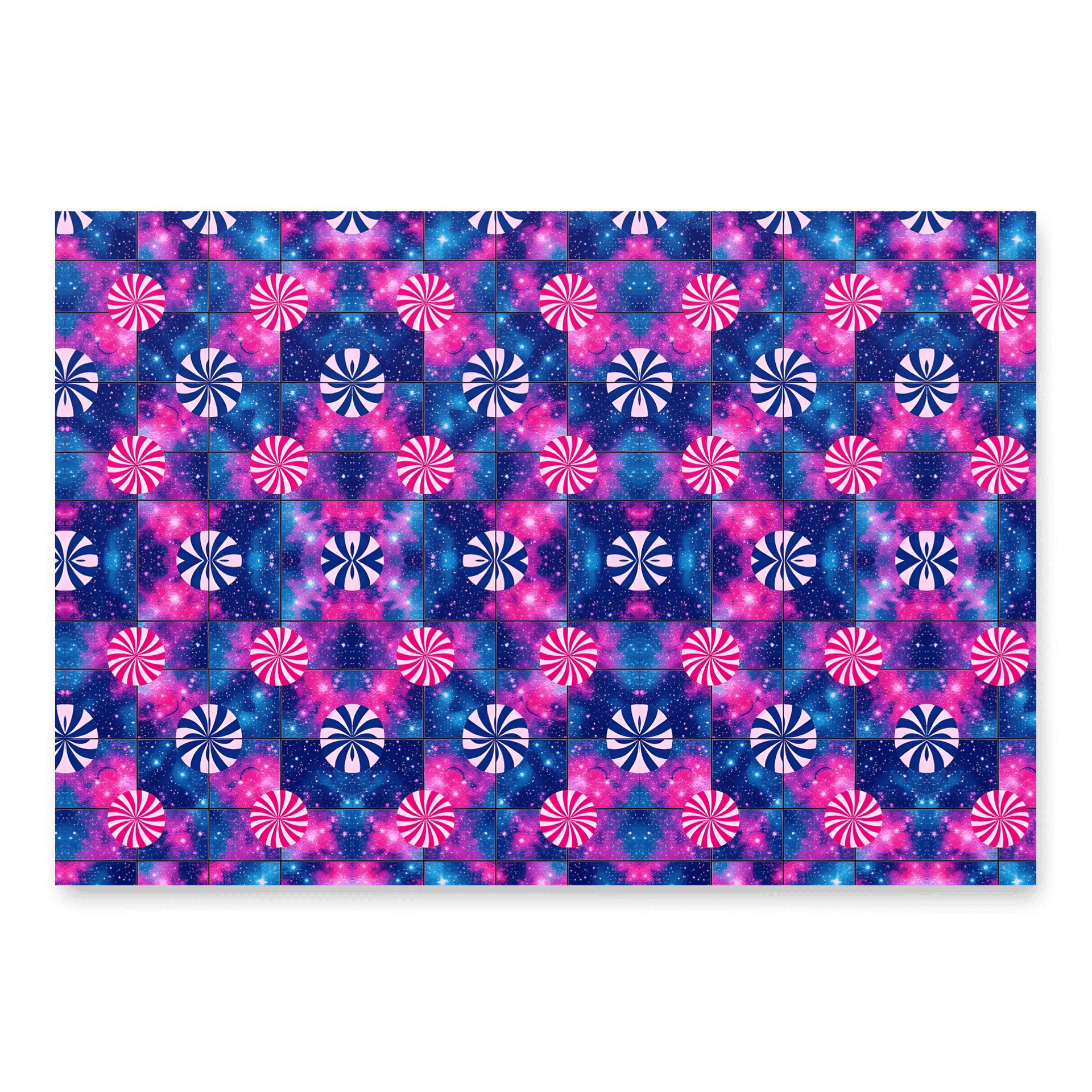 peppermint Kaleidoscope Wrapping Paper Set product image (1)
