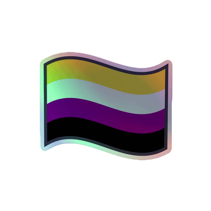 Aurora Stripes Holographic Sticker Set product image (2)