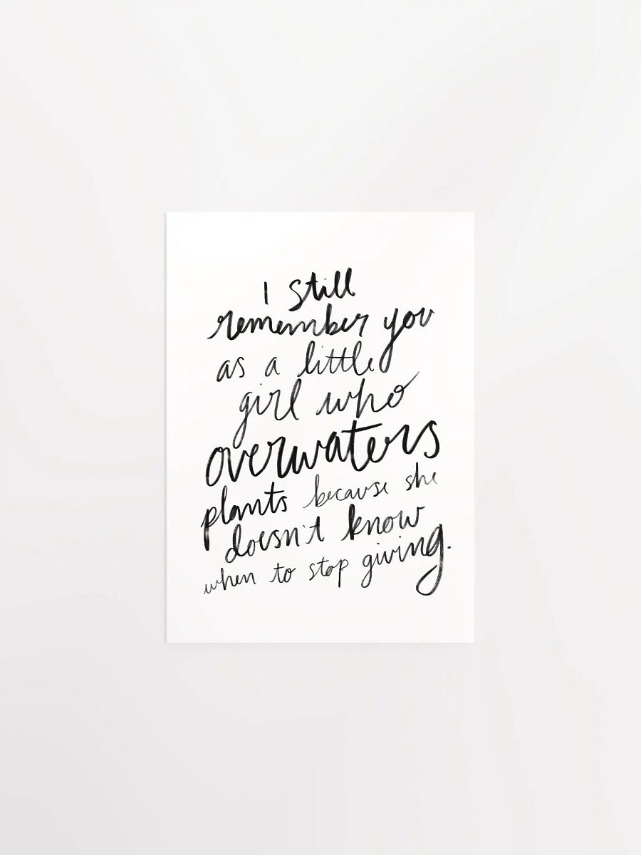 Overwatering Plants Art Print product image (3)