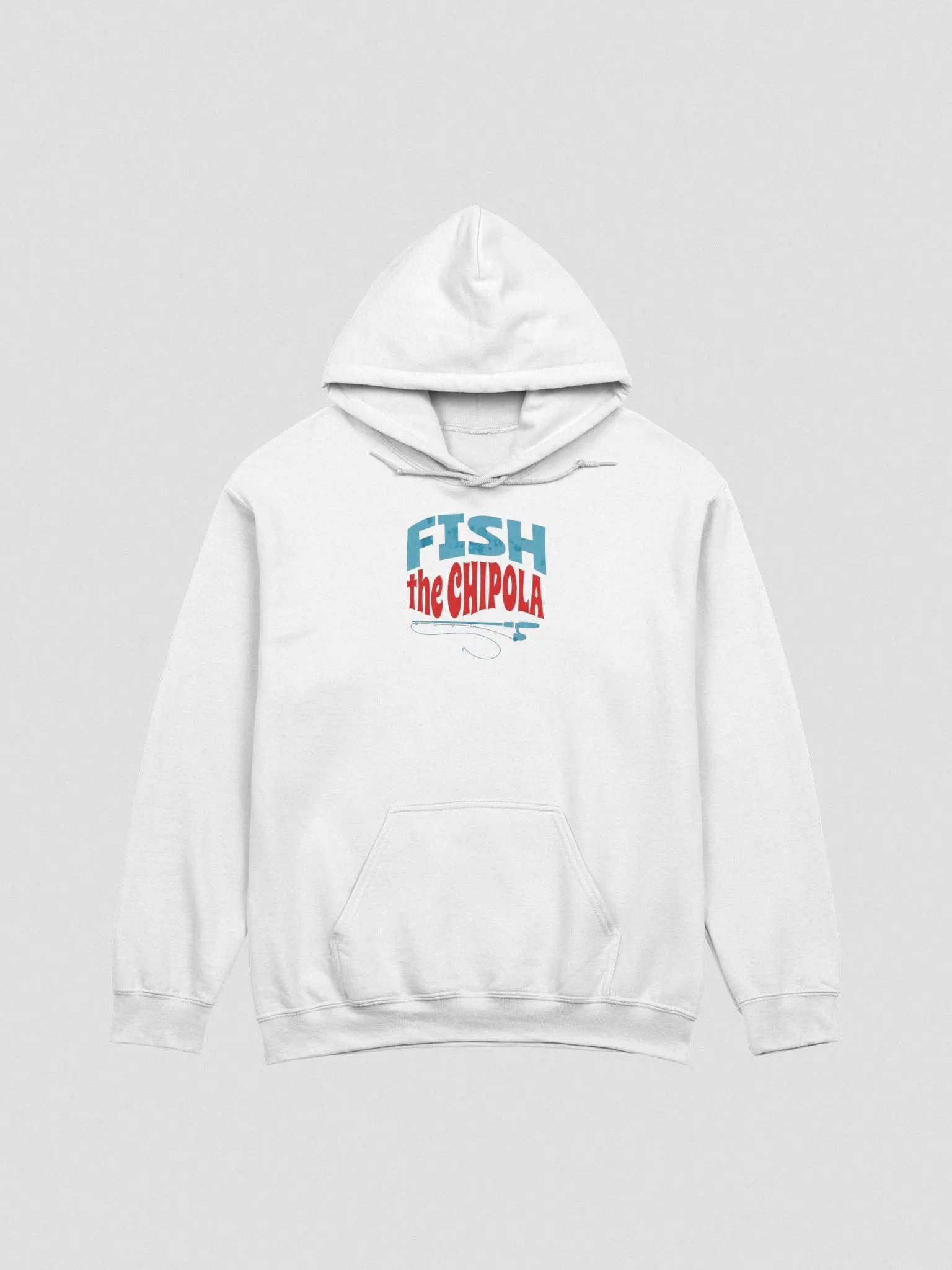 Fish the Chipola White Hoodie product image (3)