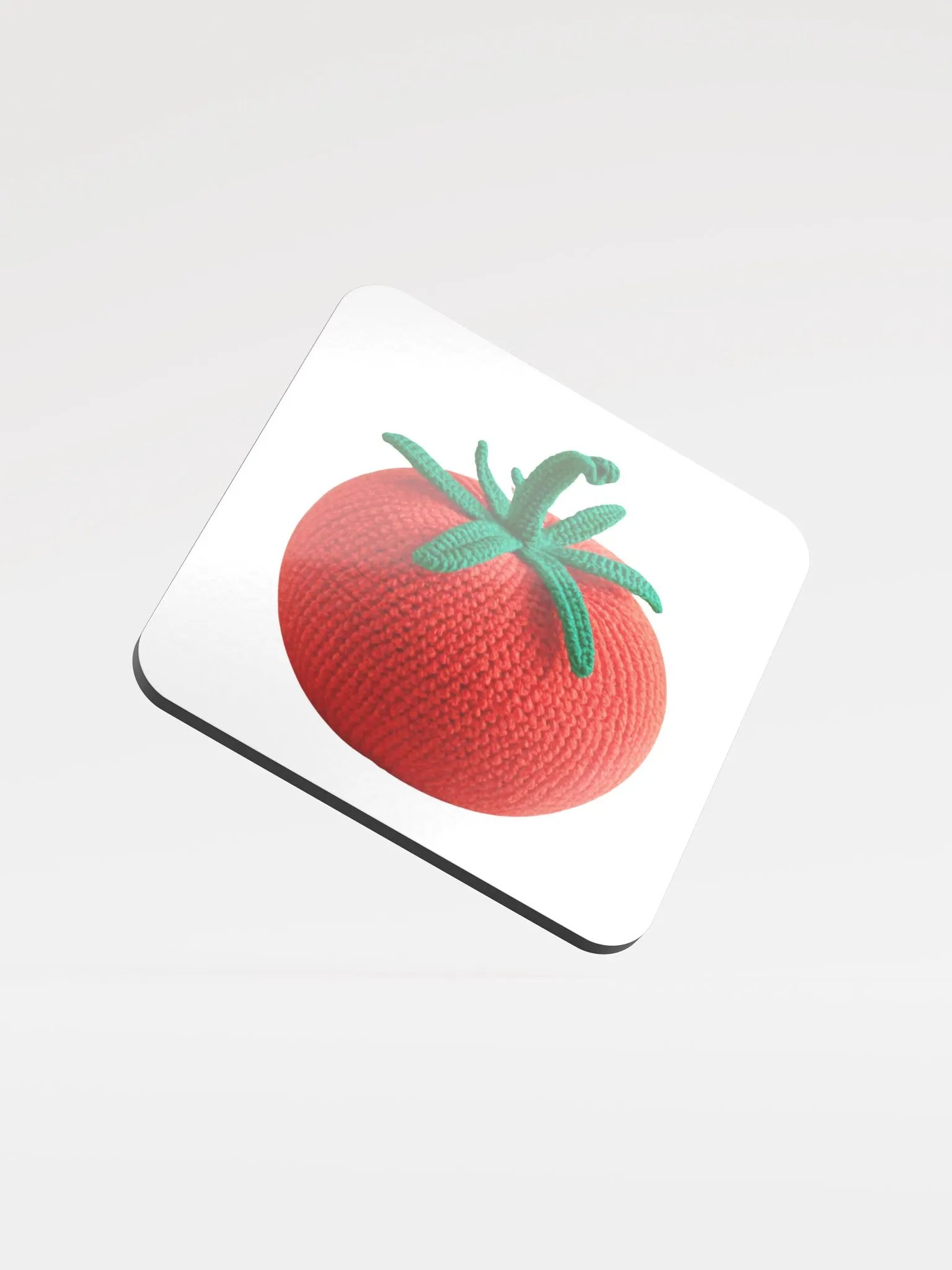 CozyAvocado Glossed Cork Coaster Tomato #1 product image (1)