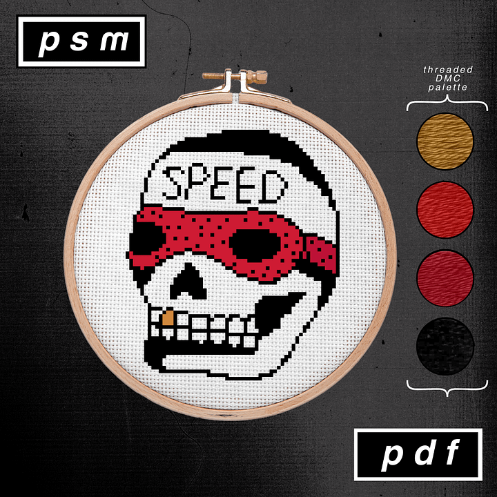 Bert Grimm Traditional Speed Skull Pattern product image (1)