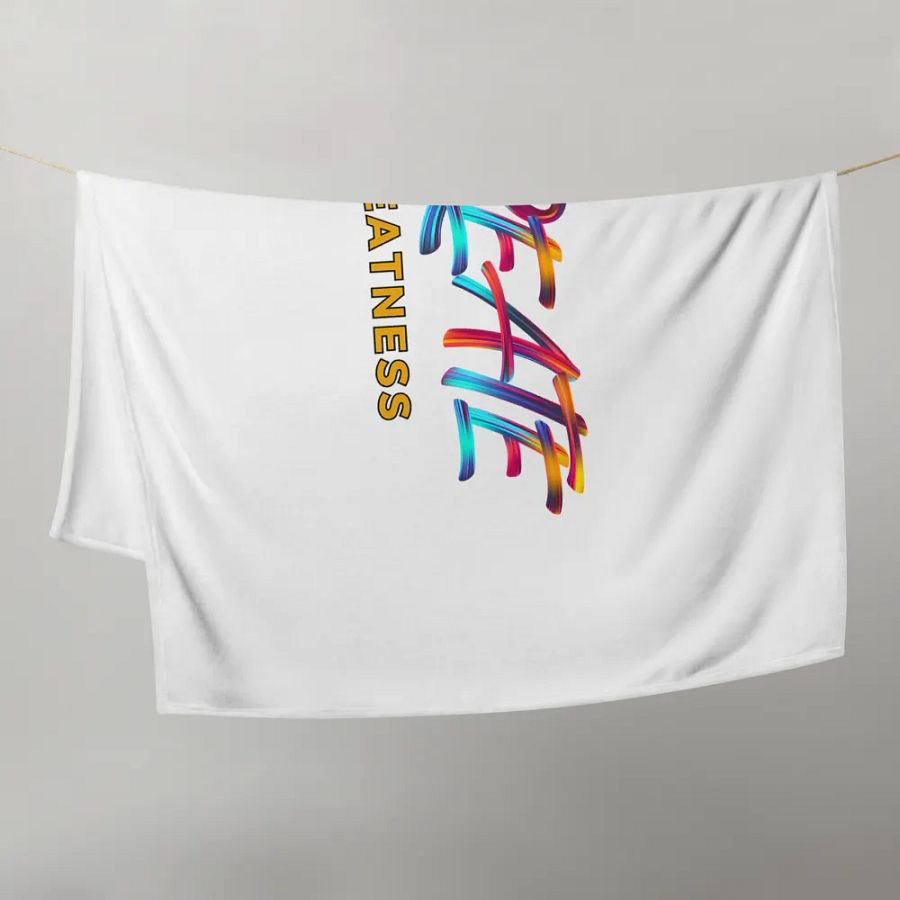Create Greatness Full Print Throw Blanket product image (9)