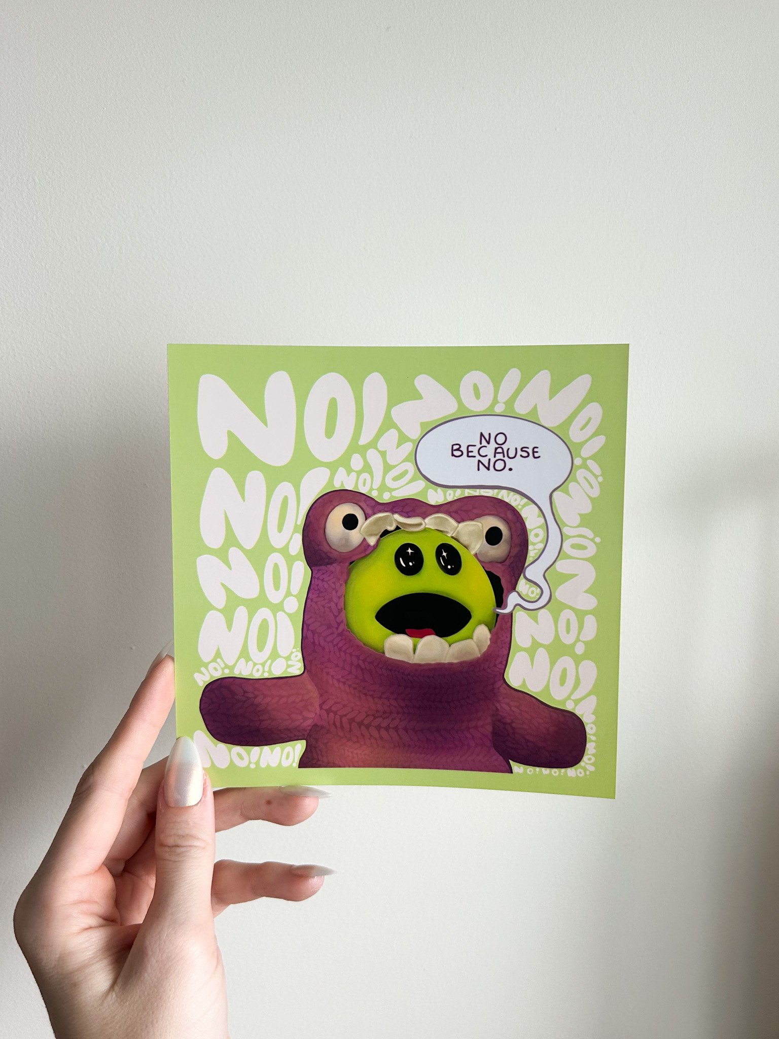 Boundary Setting Queen | Nananlan Print | 90's inspired fine art print product image (2)