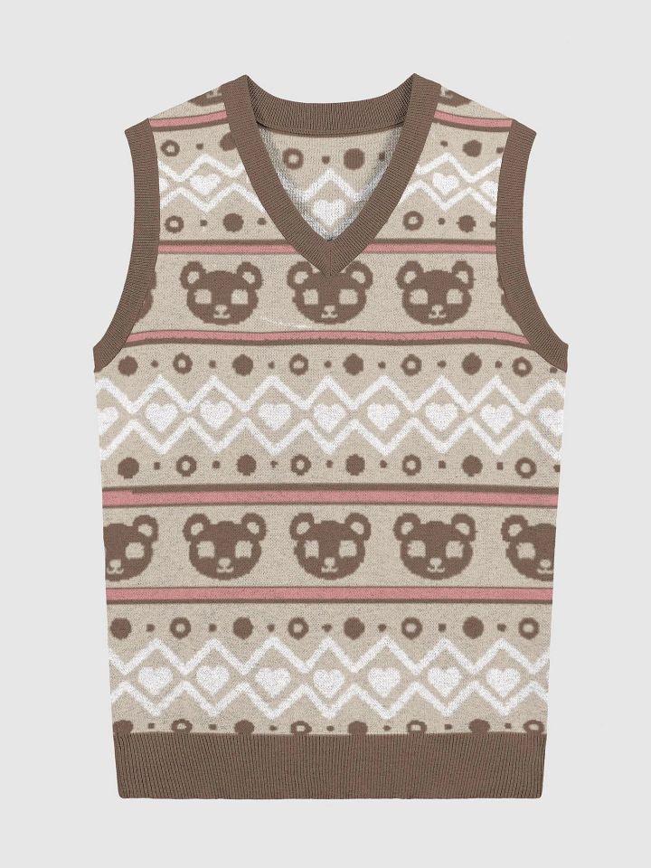 TeddyChan Christmas Vest - Brown product image (3)