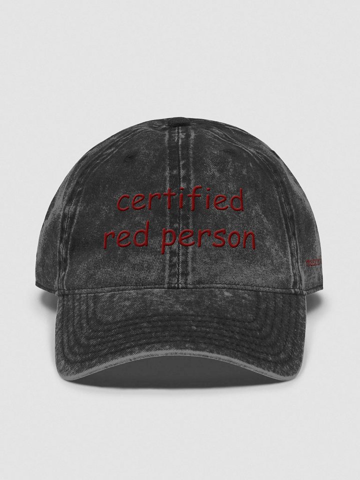 Certified Red Person Dad Hat product image (1)