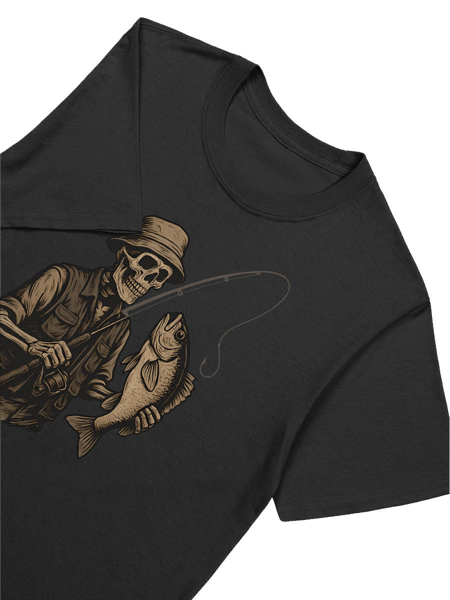 Skeleton Fishing T-Shirt – Bass Fisherman Graphic Tee for Anglers product image (14)