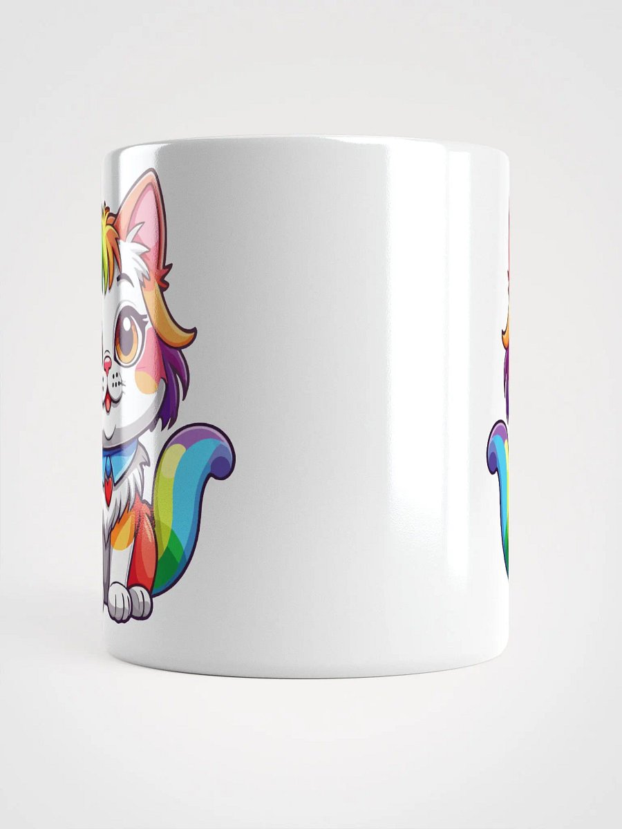 Cute Rainbow Color Cat 3 , Mug product image (9)