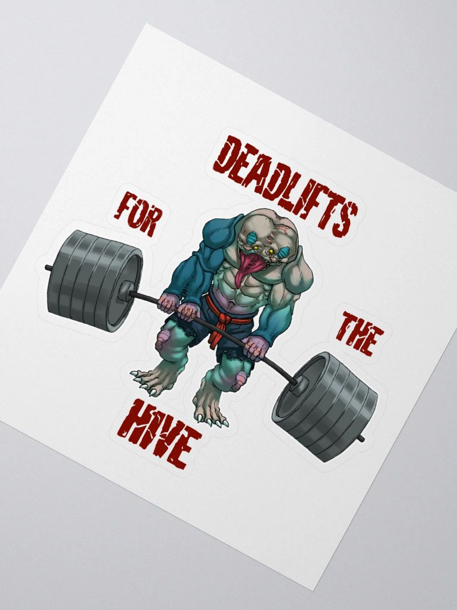 Deadlifts For The Hive - Sticker product image (2)