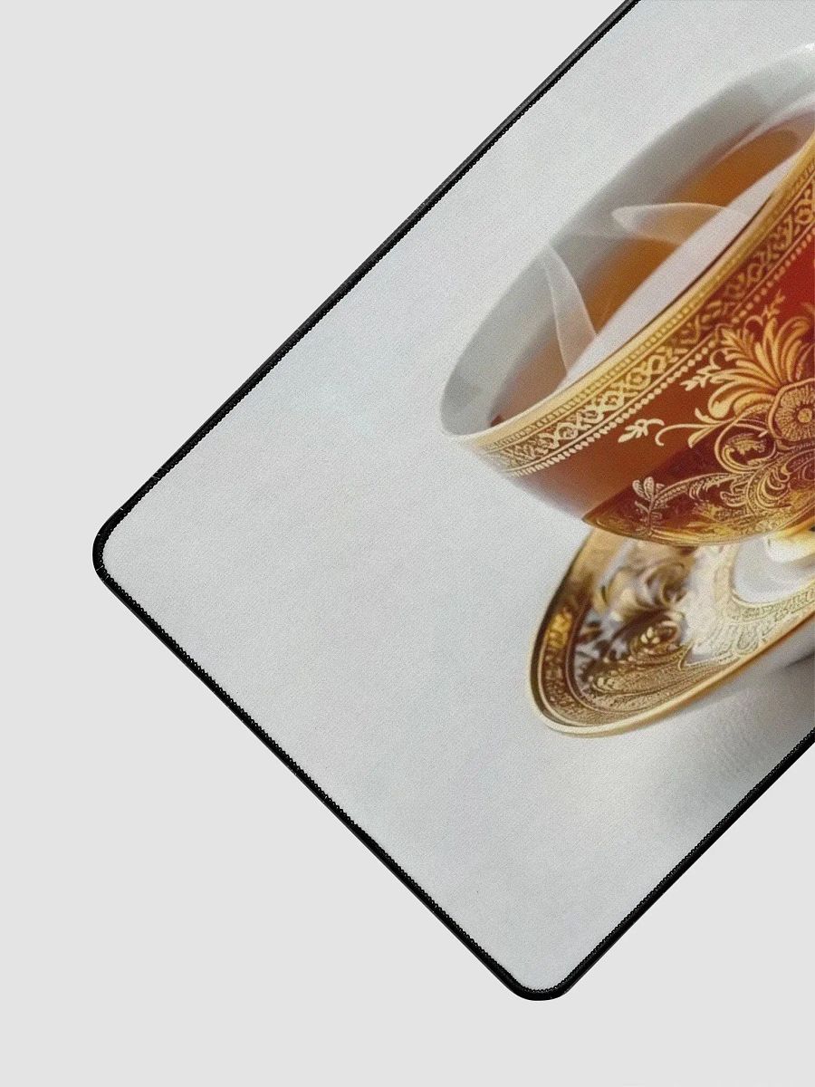 Golden Tea Delight Desk Mat product image (3)