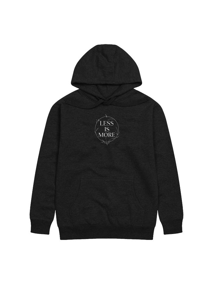Leafy Minimalist 'LESS IS MORE' Hoodie – Elegant Simplicity for the Modest Fashionista product image (2)