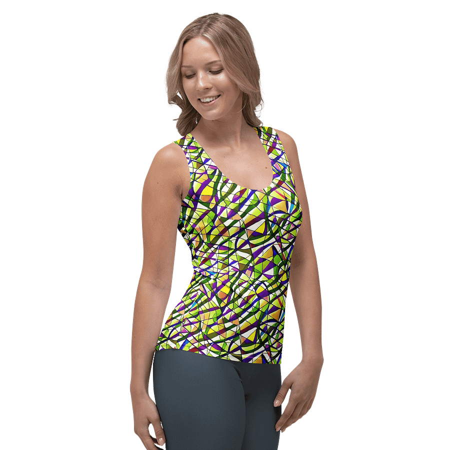 stained Glass Pattern Tank Top product image (4)