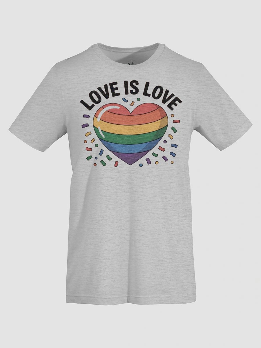 Unisex Supersoft 'Love is Love' Rainbow Heart T-Shirt - Pride Collection | Graphic Grove product image (91)