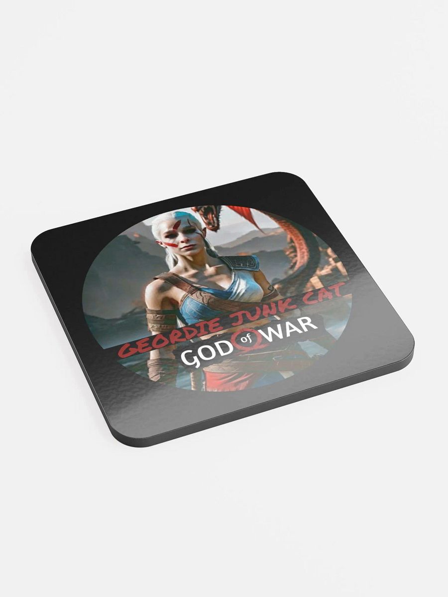 GOD OF WAR FOUR Drink Coaster (3.74″x 3.74″, US and EU SHIPPING) product image (2)